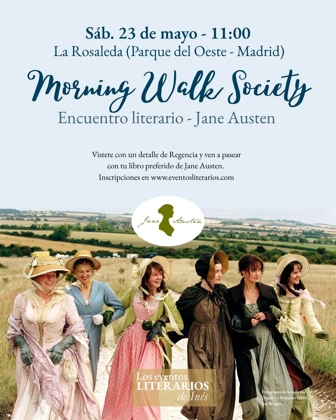 Morning Walk Society - Encuentro literario Jane Austen