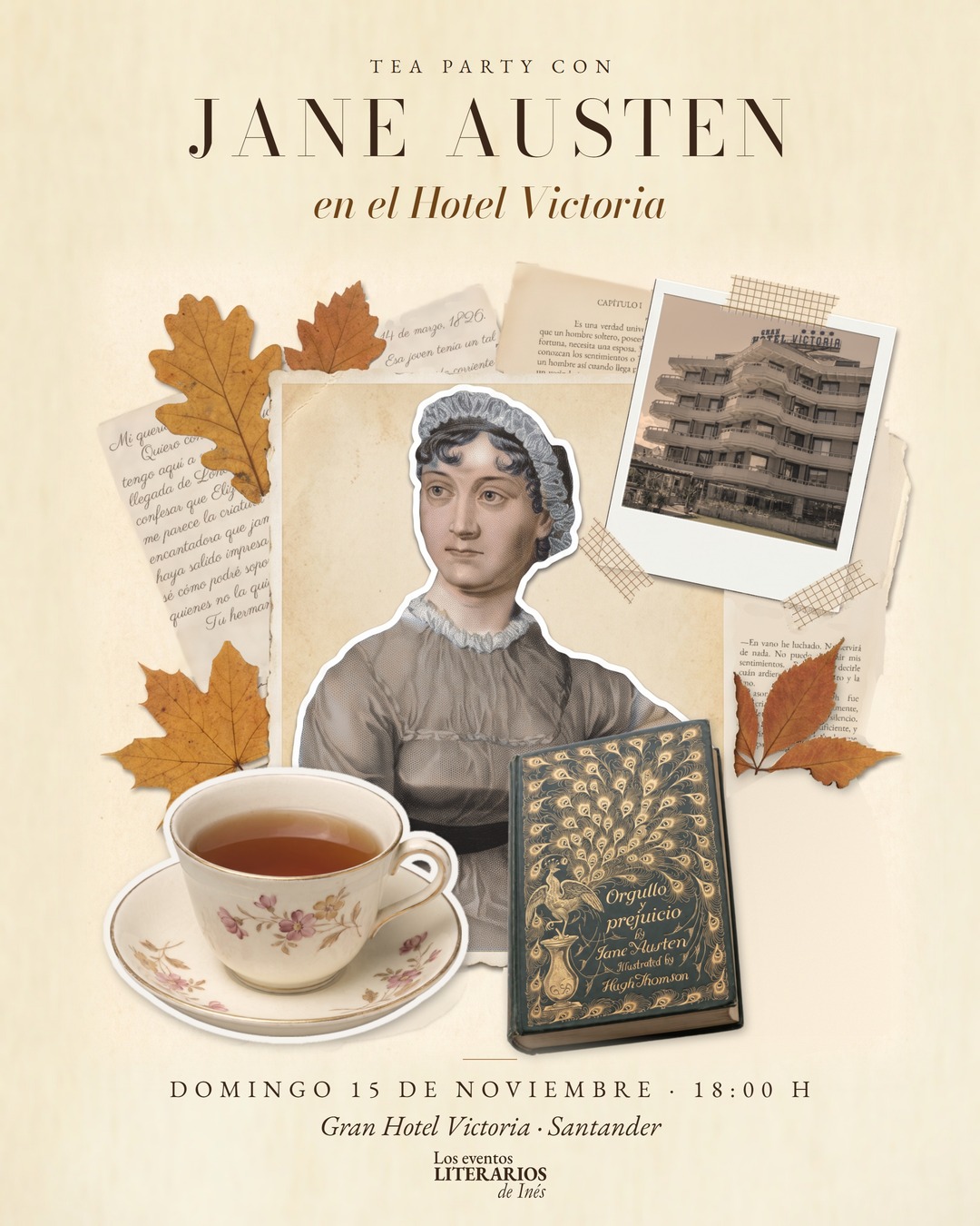 Tea Party con Jane Austen en el Hotel Victoria